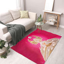 Sonja Ariel von Staden Kunstdruck Teppich / 70x50 cm Engelbild: Liebevoller Schutzengel der Nacht - Kunstdruck