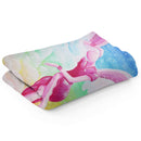 Sonja Ariel von Staden Kunstdruck Decke / 150x100 cm Engelbild: Regenbogen Engel der Entspannung - Kunstdruck