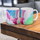 Sonja Ariel von Staden Kunstdruck Tasse / 325 ml Engelbild: Regenbogen Engel der Entspannung - Kunstdruck