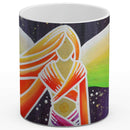 Sonja Ariel von Staden Kunstdruck Tasse / 325 ml Engelbild: Regenbogen Engel der Schöpferkraft - Kunstdruck