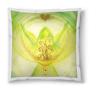 Sonja Ariel von Staden Kunstdruck Kissen / 40x40 cm Engelbild: Reichtumsengel - Kunstdruck