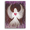 Sonja Ariel von Staden Kunstdruck Poster / 40x30 cm Engelbild: Silberner Liebesengel - Kunstdruck