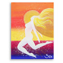 Sonja Ariel von Staden Kunstdruck Leinwand / 40x30 cm Engelbild: Sinnlicher Sonnenengel - Kunstdruck