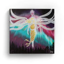 Sonja Ariel von Staden Kunstdruck Leinwand / 20x20 cm Engelbild: Weihnachtsengel No4 - Kunstdruck