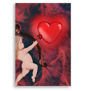 Udo Golfmann Kunstdruck Leinwand / 30x20 cm Erzengelbild: Chamuel - der Engel der Liebe - Kunstdruck