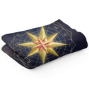 Udo Golfmann Kunstdruck Decke / 150x100 cm Erzengelbild: Metatron - Dein spiritueller Aufstieg - Kunstdruck