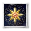 Udo Golfmann Kunstdruck Kissen / 40x40cm Erzengelbild: Metatron - Dein spiritueller Aufstieg - Kunstdruck