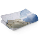 Udo Golfmann Kunstdruck Decke / 150x100 cm Erzengelbild: Michael befreit Dich und beschützt Dich - Kunstdruck