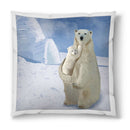 Udo Golfmann Kunstdruck Kissen / 40x40 cm Erzengelbild: Michael befreit Dich und beschützt Dich - Kunstdruck