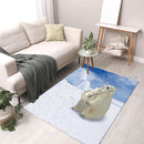 Udo Golfmann Kunstdruck Teppich / 70x50 cm Erzengelbild: Michael befreit Dich und beschützt Dich - Kunstdruck