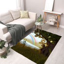 Udo Golfmann Kunstdruck Teppich / 70x50 cm Erzengelbild: Raphael Öffnung des Dritten Auges und spirituelle Heilung - Kunstdruck