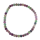 Fluorit Armband kleine Edelstein-Perlen (Ø 4 mm)