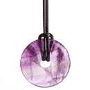 aqasha® Anhänger Fluorit - Donut für Halskette (3x3 cm)