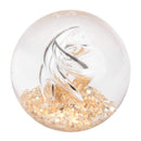 aqasha® Glaskugel - Aufwärts-Spirale mir Goldenergie