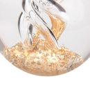 aqasha® Glaskugel - Aufwärts-Spirale mir Goldenergie