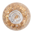 aqasha® Glaskugel - Aufwärts-Spirale mir Goldenergie