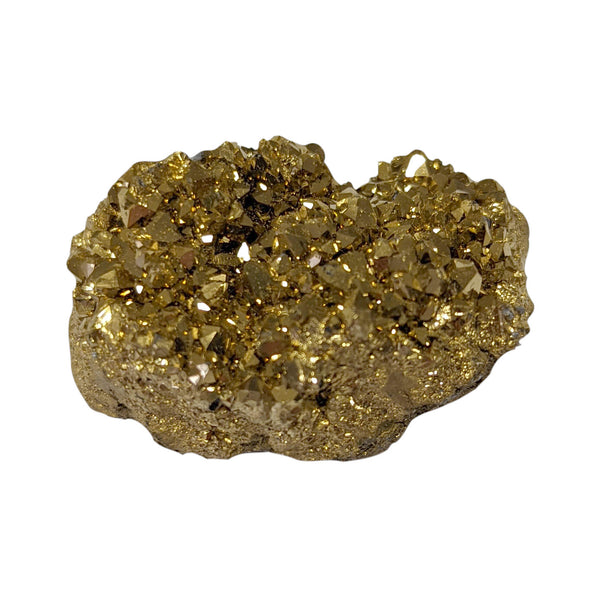 Aura Achat Geode gold (3 x 3 cm)