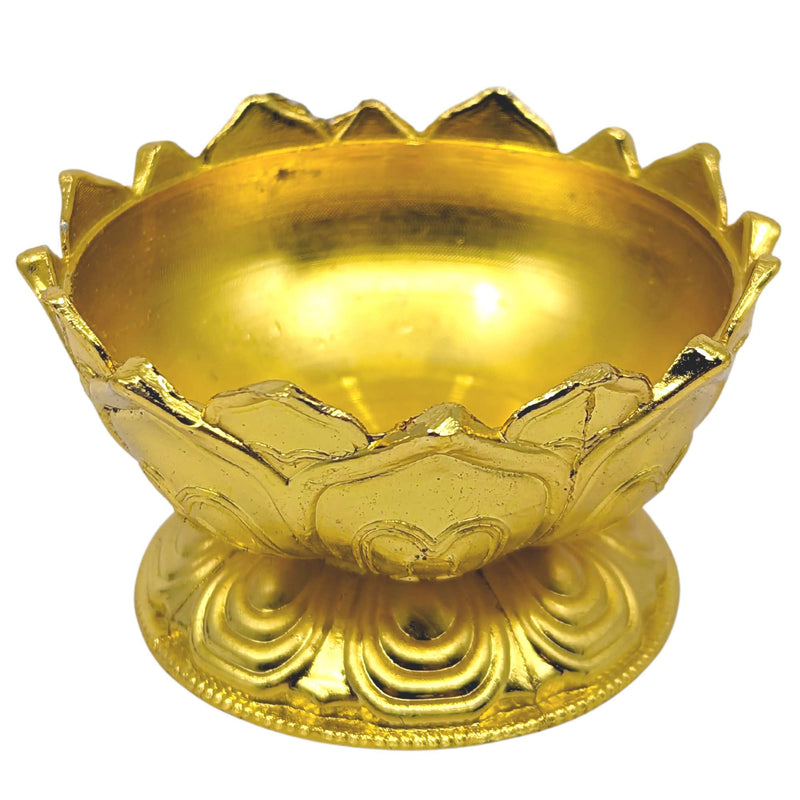 Räuchergefäß Lotus Gold