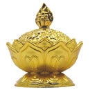 Räuchergefäß Lotus Gold