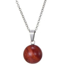 aqasha® Goldfluss - Halskette - Kugel (1,4x1,4 cm)