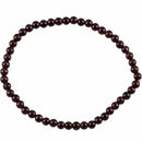 aqasha® Armband Granat - Armband - Kugeln (0,4 cm)