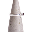 aqasha® Ring Granat, Sterlingsilber 925 - Ring - Größe 57