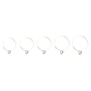 aqasha® Ring Granat, Sterlingsilber 925 - Ring - Größe 57