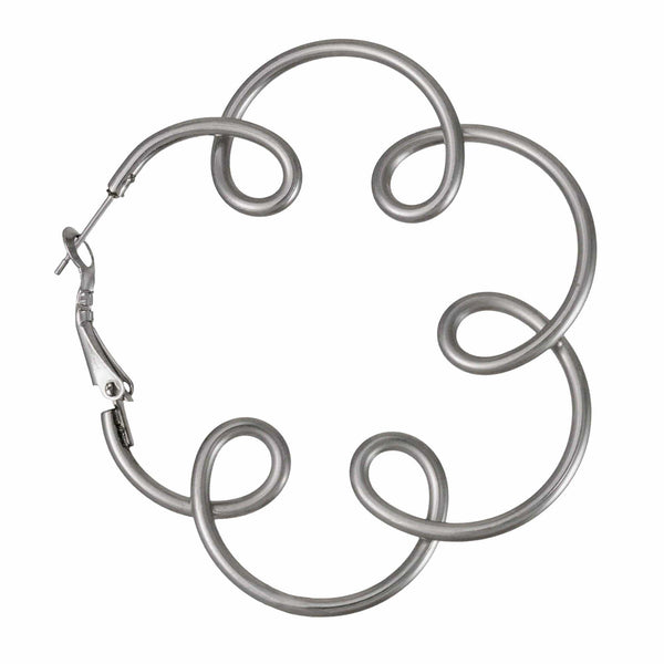 Gabriele Iazzetta Ohrringe Große Energie-Reiki-Spiralen-Ohrringe Silber