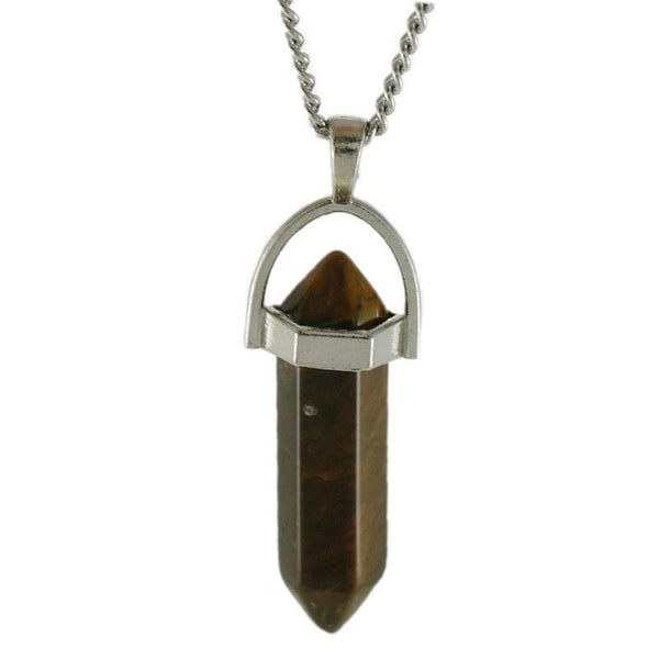 Tiger eye hot sale crystal pendant