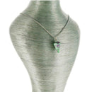 aqasha® Anhänger Halskette mit Anhänger - Unakit - Kegel - Grün, Violett (2,6x1,4 cm)