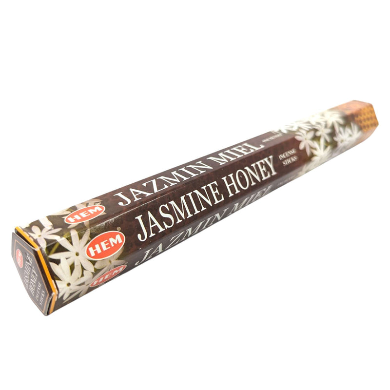 HEM Jasmine Honey, Jasmin Honig Räucherstäbchen, 20 Sticks, 23cm, Brenndauer 45min