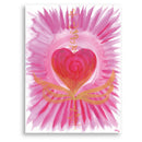 Sonja Ariel von Staden Kunstdruck Leinwand / 40x30 cm Herzbild: Engel-HeilerBild - Liebe verströmen - Kunstdruck