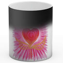 Sonja Ariel von Staden Kunstdruck Tasse / 325 ml (Thermoeffekt) Herzbild: Engel-HeilerBild - Liebe verströmen - Kunstdruck