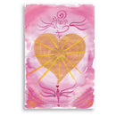 Sonja Ariel von Staden Kunstdruck Leinwand / 30x20 cm Herzbild: Engel-Heilerbild - Selbstliebe - Kunstdruck