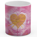 Sonja Ariel von Staden Kunstdruck Tasse / 325 ml Herzbild: Engel-Heilerbild - Selbstliebe - Kunstdruck
