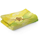 Sonja Ariel von Staden Kunstdruck Decke / 150x100 cm Herzbild: Engelherz der Heilung und des Selbstvertrauens - Kunstdruck