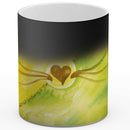 Sonja Ariel von Staden Kunstdruck Tasse / 325 ml (Thermoeffekt) Herzbild: Engelherz der Heilung und des Selbstvertrauens - Kunstdruck