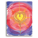 Sonja Ariel von Staden Kunstdruck Leinwand / 40x30 cm Herzbild: Ewige Liebe - Kunstdruck