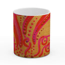 Sonja Ariel von Staden Kunstdruck Tasse / 325 ml Herzbild: Feuerwerk der Liebe - Kunstdruck