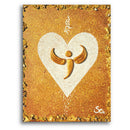 Sonja Ariel von Staden Kunstdruck Poster / 40x30 cm Herzbild: Goldener Engel-Liebessegen- Kunstdruck