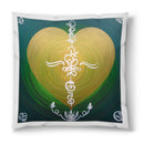 Sonja Ariel von Staden Kunstdruck Kissen / 40x40 cm Herzbild: Heilsame Liebe - Kunstdruck