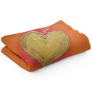 Sonja Ariel von Staden Kunstdruck Decke / 150x100 cm Herzbild: Heilsames SeelenHerz Selbstliebe und Selbstvertrauen - Kunstdruck