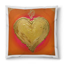 Sonja Ariel von Staden Kunstdruck Kissen / 40x40 cm Herzbild: Heilsames SeelenHerz Selbstliebe und Selbstvertrauen - Kunstdruck