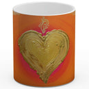 Sonja Ariel von Staden Kunstdruck Tasse / 325 ml Herzbild: Heilsames SeelenHerz Selbstliebe und Selbstvertrauen - Kunstdruck
