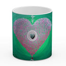 Sonja Ariel von Staden Kunstdruck Tasse / 325 ml (Variation 1) Herzbild: Herz der liebevollen Heilung - Kunstdruck