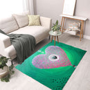 Sonja Ariel von Staden Kunstdruck Teppich / 70x50 cm Herzbild: Herz der liebevollen Heilung - Kunstdruck