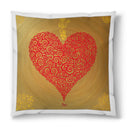 Sonja Ariel von Staden Kunstdruck Kissen / 40x40 cm Herzbild: Herz der Seelenfülle - Kunstdruck