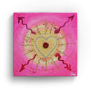 Sonja Ariel von Staden Kunstdruck Leinwand / 20x20 cm Herzbild: Herz der Zärtlichkeit - Kunstdruck