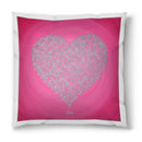 Sonja Ariel von Staden Kunstdruck Kissen / 40x40 cm Herzbild: Herz des Seelenfriedens - Kunstdruck