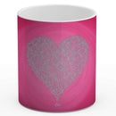 Sonja Ariel von Staden Kunstdruck Tasse / 325 ml (Variation 1) Herzbild: Herz des Seelenfriedens - Kunstdruck